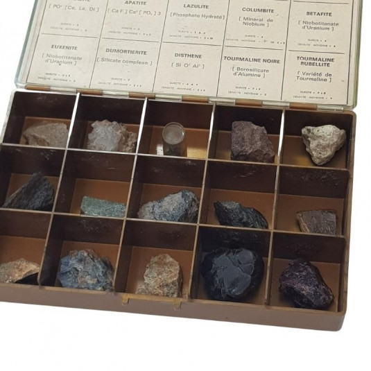 Pack de 3 cajas de minerales