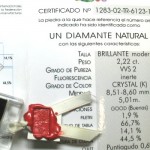 Como se certifica un diamante