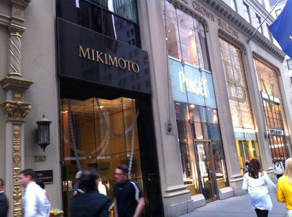 Mikimoto en la Quinta Avenida