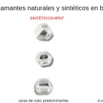 Diamante sintético, tipos, métodos de síntesis y sus fabricantes